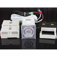 配电柜除湿用温湿度控制器 拨盘式升温型温度控制器 降温型(导轨基座式)