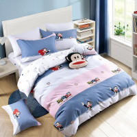 大嘴猴奇幻乐园 PF0900TJ四件套 200*230cm 法兰绒毯子勇敢家园 180*200 套餐一床品四件套+毛毯