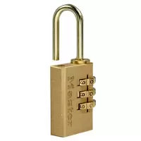 (HD)玛斯特(MasterLock) 620MCND 20mm宽 小号 黄铜 密码挂锁 (计价单位:件)