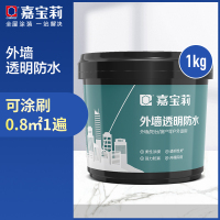 嘉宝莉外墙透明防水1kg 屋顶防水补漏防水材料阳台楼顶堵漏王