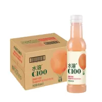 农夫山泉 水溶C100复合果汁饮料 西柚味 445ml*15瓶/箱