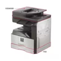 复印机 mx-m2658nv复印机标配(工作台+输稿器)