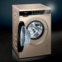 西门子 WJ45UL030W洗烘一体洗衣机金色+西门子十字对开门冰箱(拉丝银)BCD-478W(KM47EA16TI)
