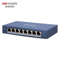 海康威视HIKVISION 8口千兆轻网管以太网交换机网络网线分流器DS-3E1508-E