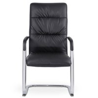 西颂 弓形办公椅 职员会议椅 电脑椅 弓字型培训椅P012 黑色