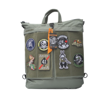 际约华品 JYHP-33 飞行员头盔包 军迷战术双肩包 军绿色