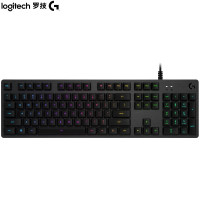 罗技(G)G512机械键盘 游戏机械键盘 有线 全尺寸 RGB背光机械键盘 吃鸡键盘 L轴 类红轴