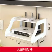 免打孔客厅电视墙上机顶盒架置物架收纳盒壁挂装饰 小汽车机顶盒 单个价