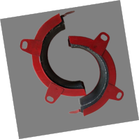 阻火圈塑料管道阻火圈 四脚款 国标DN110 (10个装)