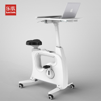 乐歌(Loctek)桌边健身车运动办公 带可升降工作学习桌板 居家娱乐多功能脚踏车 乐小白V9
