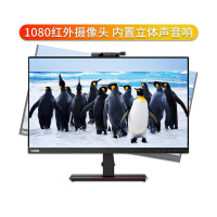 联想 电脑显示器 T22v-20 21.5# IPS屏人脸识别摄像头 内置音箱 可升降旋转(台)