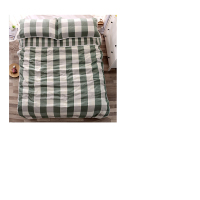 美眠康六层纯棉毛巾被绿方格200*230cm.