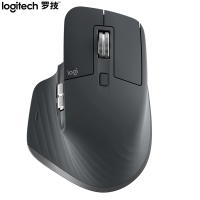 罗技(Logitech)MX Master 3 鼠标 无线蓝牙鼠标 办公鼠标 右手鼠标 双模优联 石墨黑