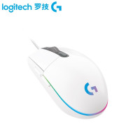 罗技(G)G102二代游戏鼠标 RGB鼠标 吃鸡鼠标 绝地求生 轻量设计小手男女生鼠标 G102二代 白