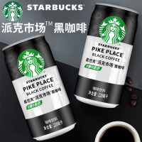 星巴克(Starbucks)派克市场 黑咖啡228ml*6瓶