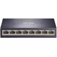 TP-LINK以太网交换机企业网络分线器网线集线器 8口百兆 SF1008D