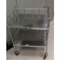得力三双层手推车