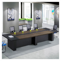 西颂 现代简约大型会议桌 会议台 多功能办公桌 培训洽谈桌HY-45 3200×1400×760
