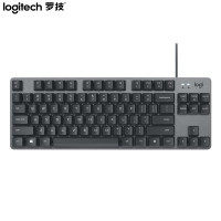 罗技(Logitech)K835机械键盘 有线键盘 游戏办公键盘 84键 黑色 TTC轴 红轴