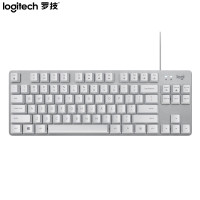 罗技(Logitech)K835机械键盘 有线键盘 游戏办公键盘 84键 白色 TTC轴 红轴