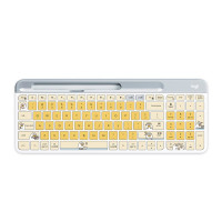 罗技(Logitech)K580 键盘 无线蓝牙键盘 轻薄键盘 苹果电脑平板键盘办公键盘 k580键盘