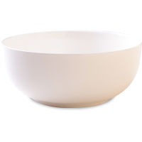 白色陶瓷餐具面碗汤碗15cm 10个装