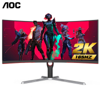 冠捷(AOC)CU34G3S 34寸显示器(鱼屏1000R 2K高清1MS旋转升降21:9电竞曲面)