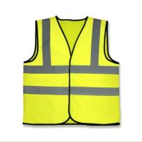 美安明 反光衣荧光服 安全衣夏季透气应急救援服 反光衣背心黄马甲安全背心(20件/件)
