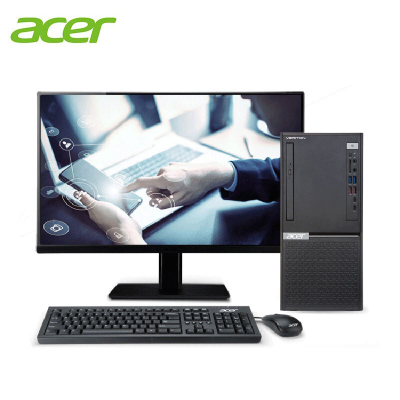 宏碁(Acer)E450台式电脑21.5寸显示器(I3-10105 8G 1T+128G无光驱 预装Win10)