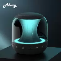 澳纬(ALL WAY)PBT001无线蓝牙音箱低音炮 炫彩灯光智能家用音箱桌面HiFi音响
