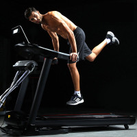 中锐智采跑步机多功能健身器材软跑板减震可折叠跑步机音乐跑步机