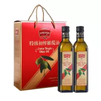橄动(GREDON) 特级初榨橄榄油 500ml*2礼盒
