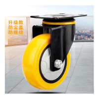 JULANG TPR人造橡胶轮3寸刹车轮