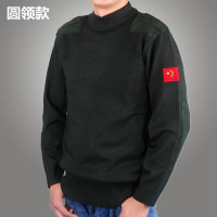 冬季制式羊毛衫 橄榄绿羊毛衫