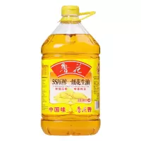 鲁花牌GB-203食用油 5S 压榨一级 花生油 5L