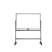 白板办公书写培训 带支架 带轮子可移动 100*200cm 一白一绿