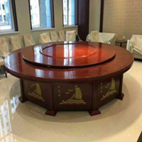 海邦多层板电动大圆餐桌 3m