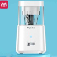 得力(deli) 71203 电动削笔机 可充电锂电池 智能进退 白