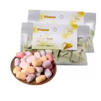 (拍3发4)VVKOKO芒果味软糖60g*2 苏宁自营零食休闲水果软糖果马来西亚进口零食袋装网红糖果