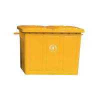 水牛头 垃圾箱 660L铁桶 镀锌+烤漆 125*77*118