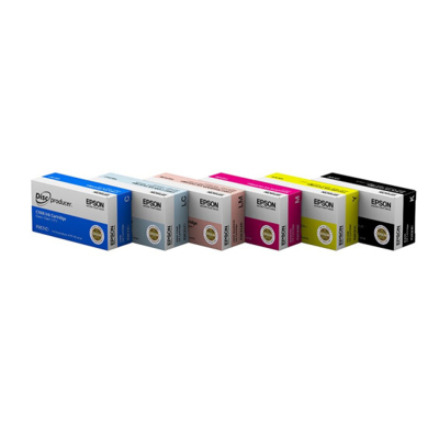 爱普生(EPSON)PJIC1-C6 6色墨盒套装 (适用PP-100III/100N/50II光盘印刷刻录机墨盒/墨水