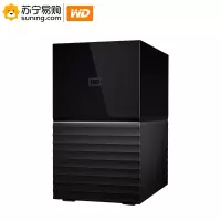西部数据(WD) 桌面移动硬盘 Book Duo系列双盘磁盘阵列 WDBFBE0280JBK 28TB