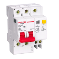 德力西电气断路器 空气开关 家用空开漏电保护断路器总闸漏保DZ47sLE 2P C 32A