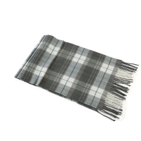 恒源祥 保暖围巾围脖 冬季男女围巾(灰白小格子)HYX1004