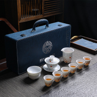 拓牌 10头亮光羊脂玉瓷 傲雪寒梅(10套/箱) 整箱发货(节假日不发货)