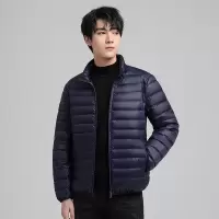 京嘉(JINGJIA) 羽绒服男短款立领轻薄保暖便携羽绒衣 颜色尺码可选