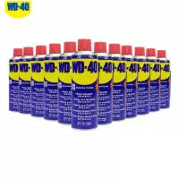 WD-40多用途产品400ml*12瓶除锈剂润滑油机械防锈油wd40除锈润滑剂螺丝松动剂