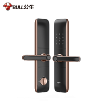 公牛(bull)X50标准锁体((红古铜) )公牛智能门锁指纹密码全自动控制锁家用猫眼防盗电子ic磁卡指