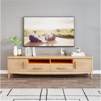 礼胜现代北欧电视柜 双色木纹可选储物柜客厅家具