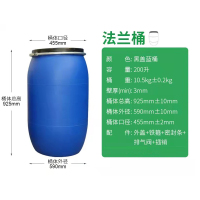 viGo塑料清洁法兰桶200L